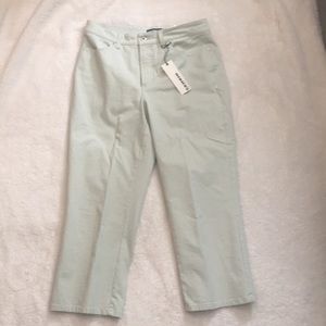 Cambio Pale Green Jean Cropped  sz 12, NWT $70